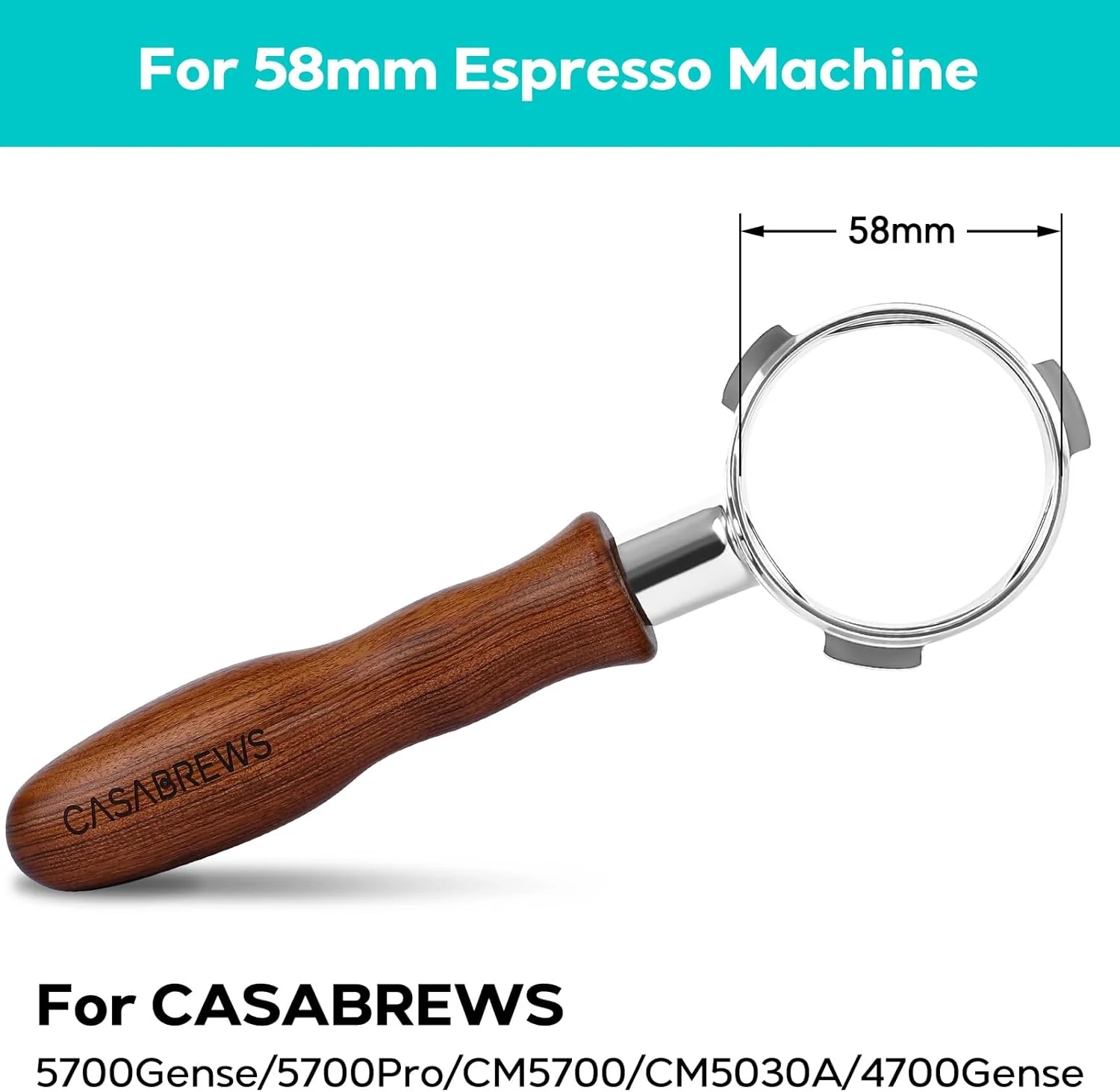 58mm Bottomless Portafilter - Image 5