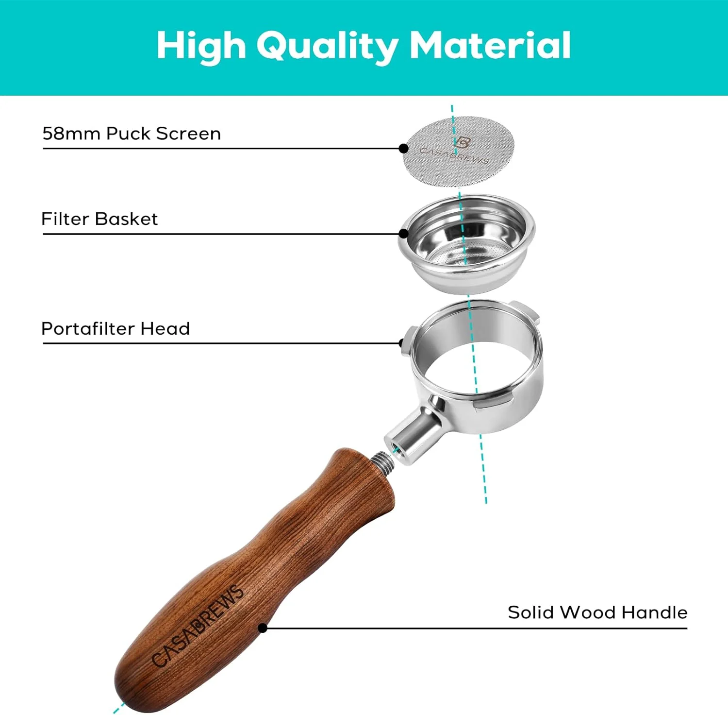 58mm Bottomless Portafilter - Image 6
